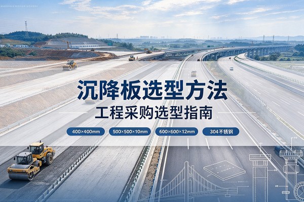共和沉降板选择方法
