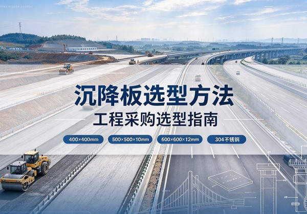 共和沉降板选择方法